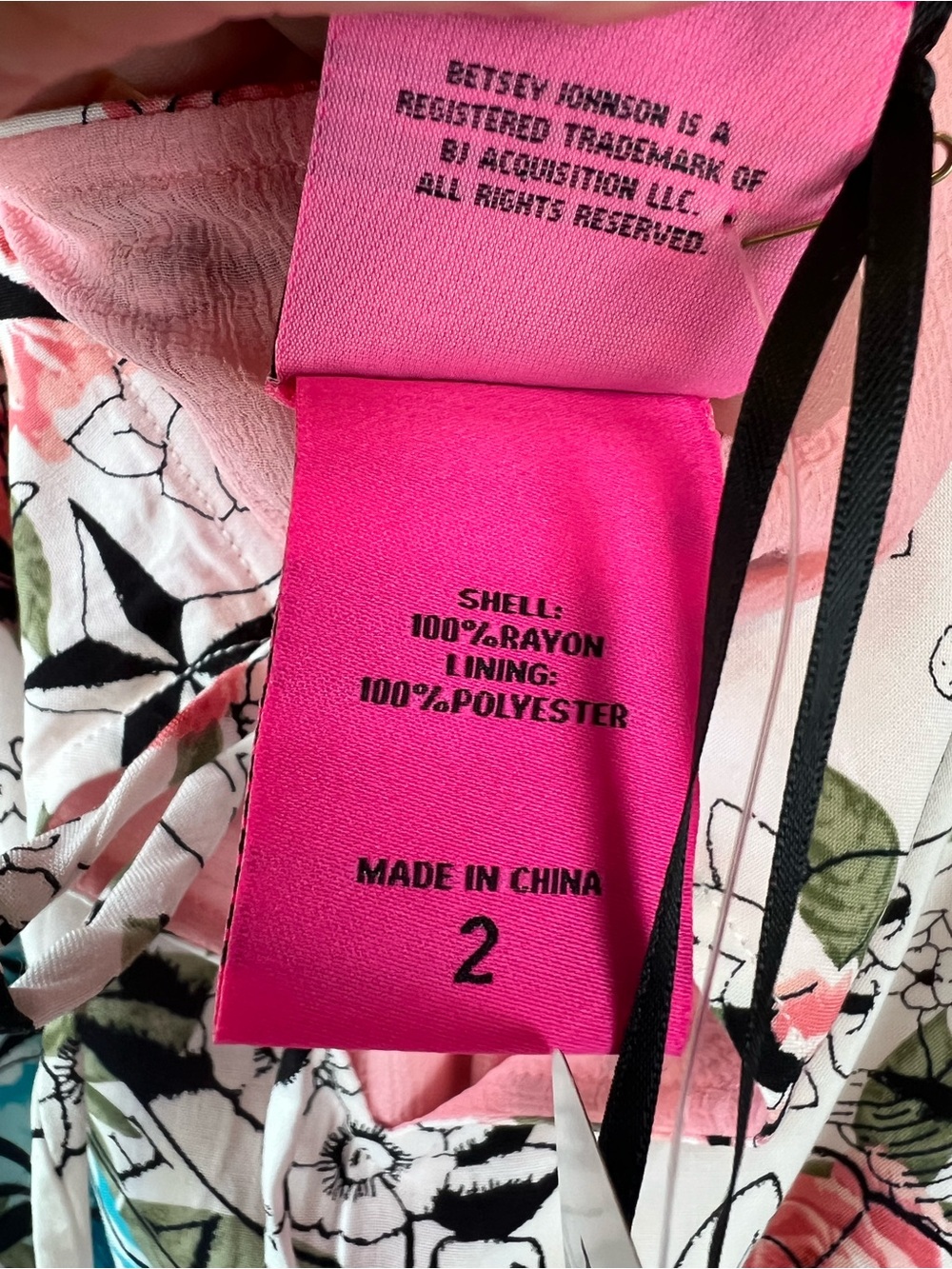 Betsey Johnson x Torrid Mini Challis Cold Shoulder Dress - Picture 11 of 12